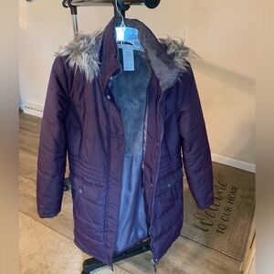 Great condition- Barely worn- Liz  Claiborne Free Country- Purple 3/4 length.